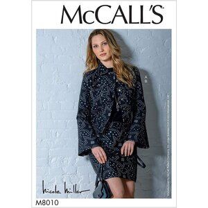 McCall's Sewing Pattern R10305 8010 Misses Jacket Skirt Size 6-14